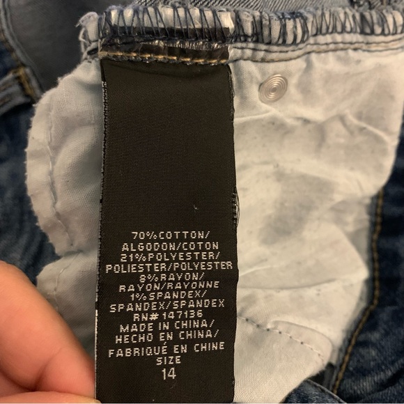 Nordstrom 1822 Denim Cutoff Blue Jean Shorts - Picture 4 of 5